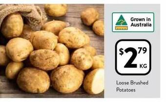 Foodworks Loose brushed potatoes offer