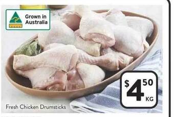 Foodworks Fresh chicken drumsticks offer