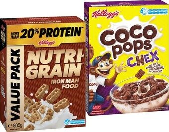 IGA Kellogg's Cereals 500-805g Selected Varieties offer