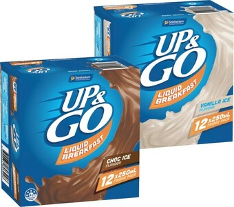 IGA Sanitarium Up & Go 12x250mL Selected Varieties offer