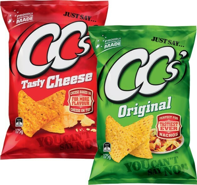 CCu2019s Corn Chips 175g Selected Varieties offer at IGA
