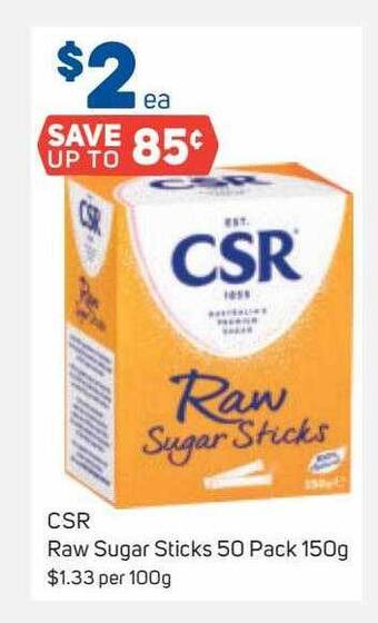 Foodland Csr raw sugar sticks offer
