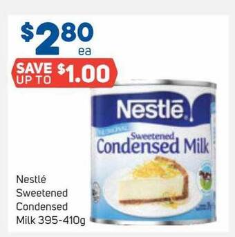 Foodland Nestlé sweetened condensed milk offer