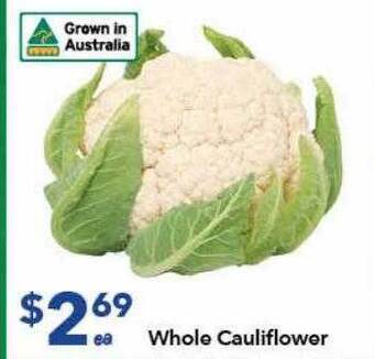 Whole cauliflower