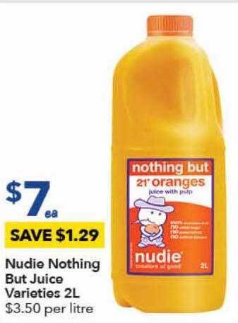 Nudie nothing but juice