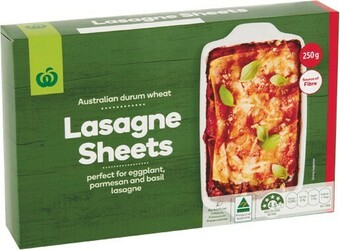 Woolworths Woolworths Lasagne Sheets 250g offer
