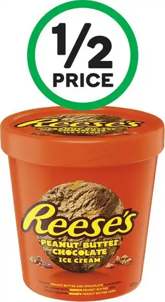 Woolworths Reeseu2019s or Hersheyu2019s Tubs 473ml, Hersheyu2019s Sticks 360ml Pk 4 or Reeseu2019s Cones 472ml Pk 4 u2013 From the Freez offer