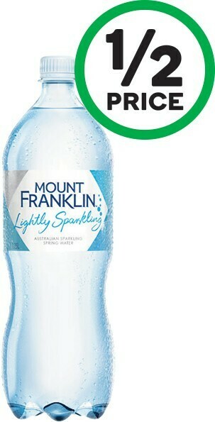 Woolworths Mount Franklin Lightly Sparkling 1.25 Litre offer