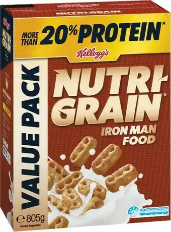 Woolworths Kelloggu2019s Nutri-Grain 805g offer