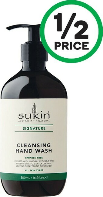 Woolworths Sukin Signature Cleansing Hand Wash 500ml offer