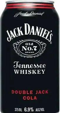Woolworths Jack Danielu2019s Double Jack & Cola Cans 10x375ml offer