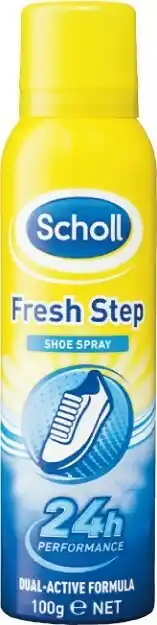 Woolworths Scholl Fresh Step Shoe Spray 100g offer