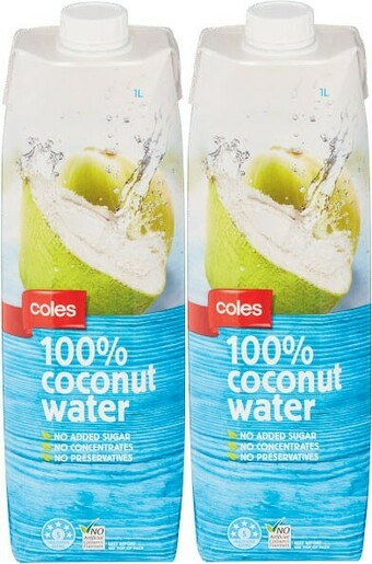 Coles Coles Coconut Water 1 Litre offer