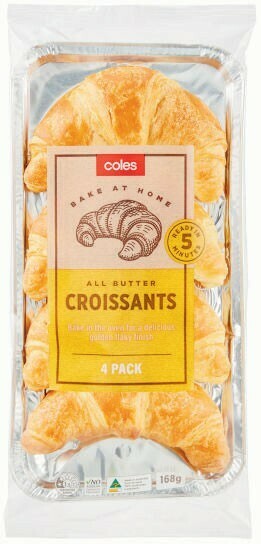 Coles Coles Croissants 3 Pack or 4 Pack offer