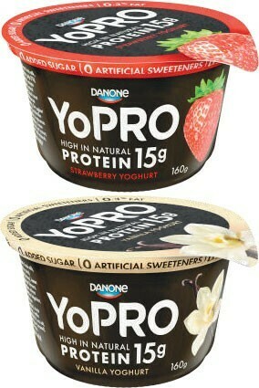 Coles Danone YoPRO Yoghurt 160g offer