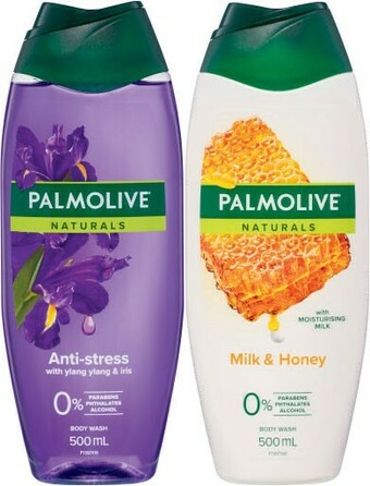 Coles Palmolive Naturals Body Wash 500mL offer