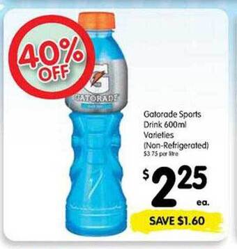 Spar Gatorade sports drink 600ml varieties offer