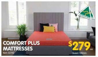 Clark Rubber Comfort plus mattresses offer