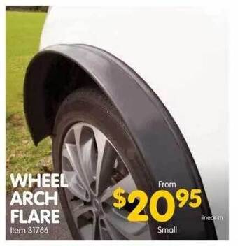 Wheel arch flare