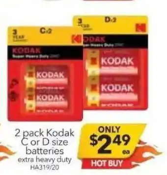Cheap as Chips Kodak or size batteries offer