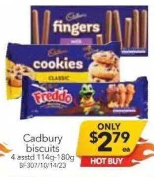 Cheap as Chips Cadbury biscuits offer