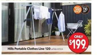 Cheap as Chips Hills portable clothes line 120 offer