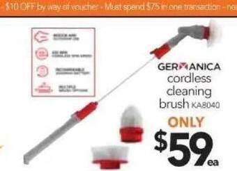 Cheap as Chips Germanica cordless cleaning brush offer