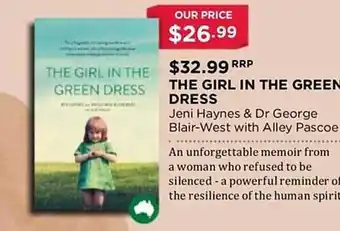 The girl in the green dress