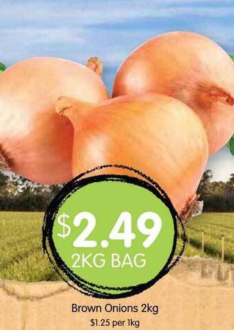 Spudshed Brown onions offer