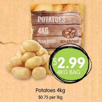 Spudshed Potatoes offer