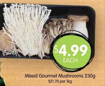 Mixed gourmet mushrooms