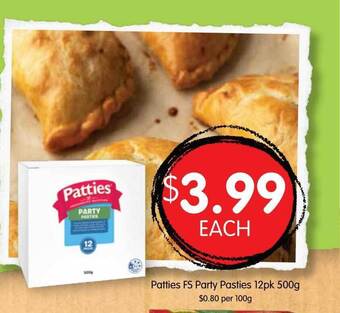 Spudshed Patties fs party pasties offer