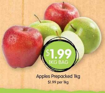 Spudshed Apples prepacked offer