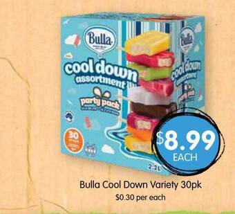 Spudshed Bulla cool down offer