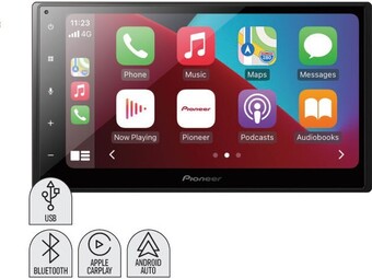 Autobarn Pioneer 6.8” 200w av car play android auto receiver offer