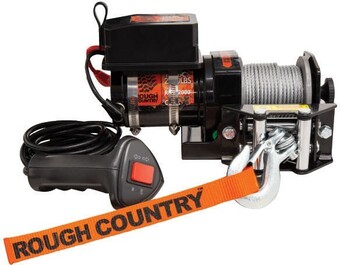 Autobarn Rough country 2000lbs electric utility winch with wire rope offer
