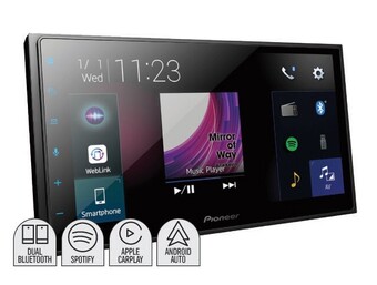 Autobarn Pioneer 6.8” 200w av carplay™ android auto receiver offer