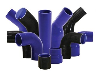 20% off saas performance silicone hose blue & black
