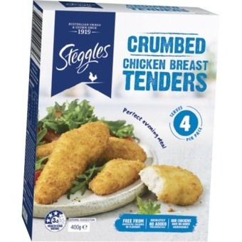 IGA Steggles chicken breast tenders 400g selected varieties offer