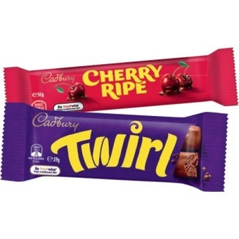 IGA Cadbury medium bar, roll or toblerone chocolate 30-60g selected varieties offer