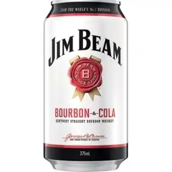 IGA Jim beam 4.8% varieties 10 pack offer