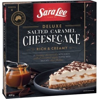 IGA Sara lee salted caramel cheesecake 425g offer