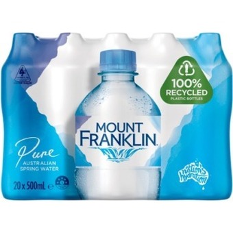 IGA Mount franklin spring water 20x500ml offer