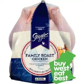 IGA Steggles family roast chicken offer
