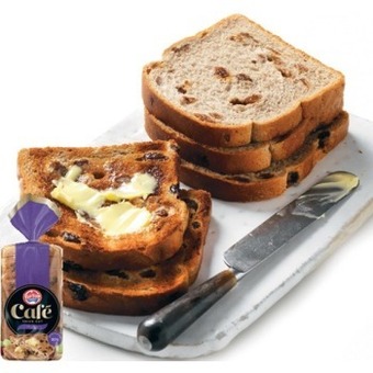 IGA Tip top café raisin bread 650g offer