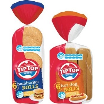 IGA Tip top hot dog, damper or hamburger rolls 6 pack offer
