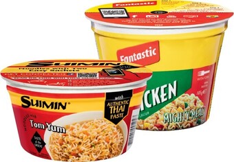 IGA Fantastic 105g or suimin 110g bowl noodles selected varieties offer