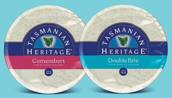 IGA Tasmanian heritage camembert or double brie cheese 250g offer