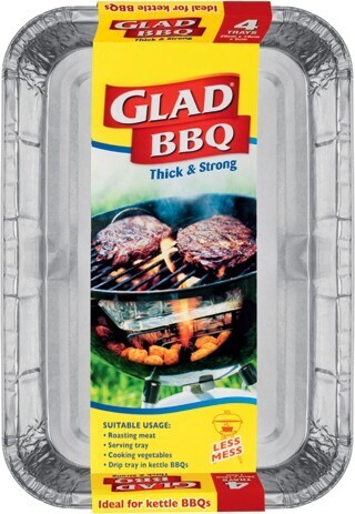 IGA Glad bbq thick & strong trays 4 pack offer