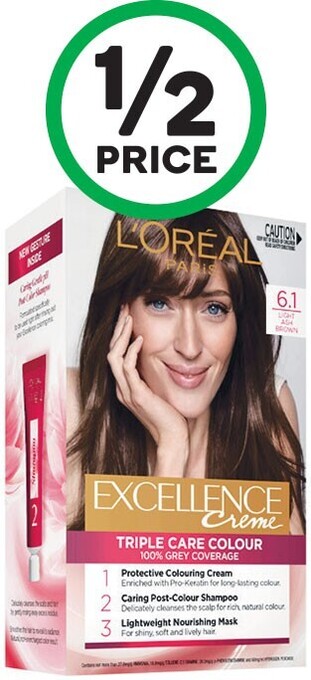 Woolworths L’oreal excellence hair colour offer